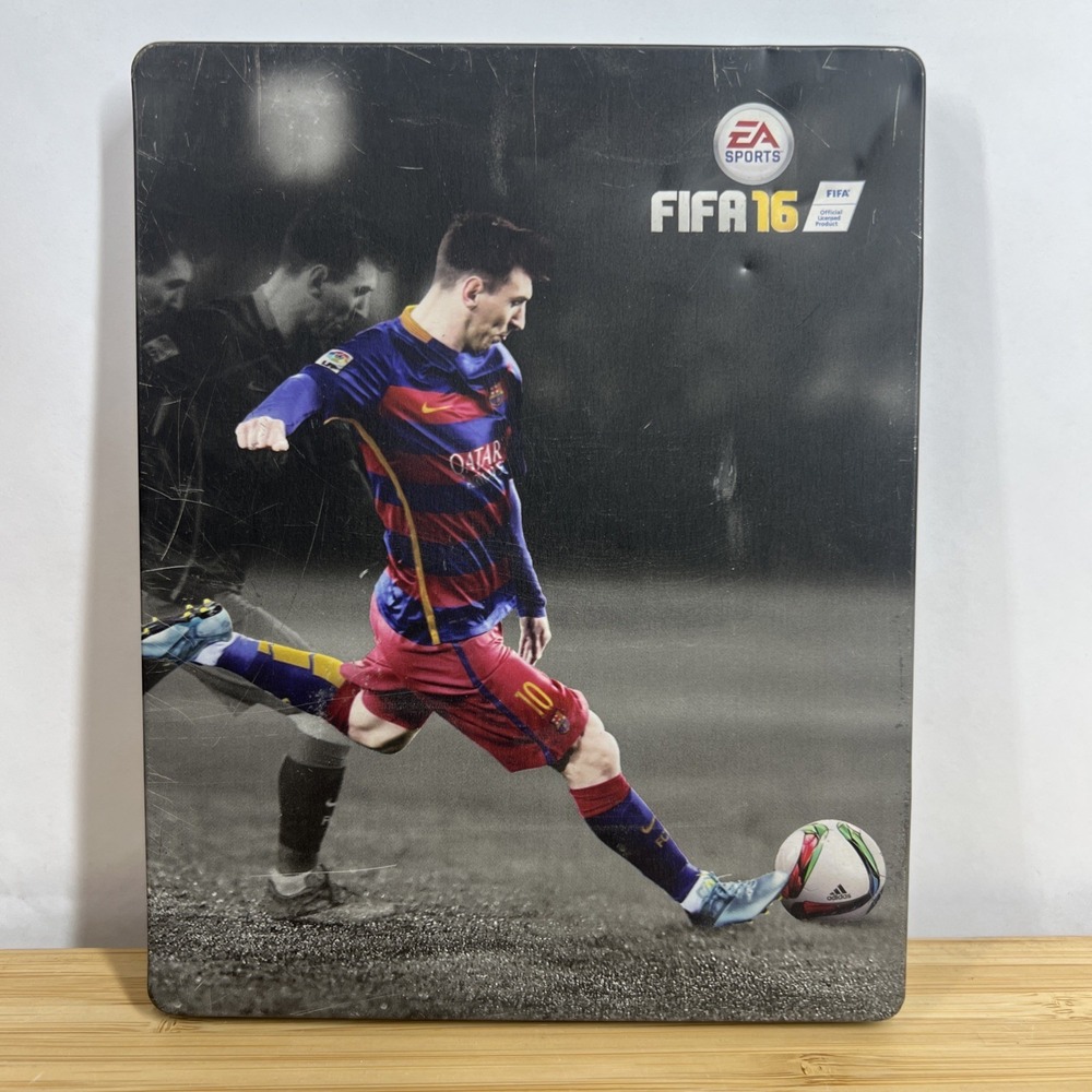 xbox 360 FIFA 16 Messi Steelbook Edition Game (Works on US Consoles) Region Free
